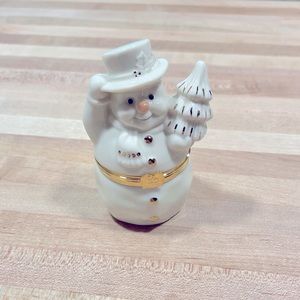 Lenox Snowman and his Tree Surprise Treasure Box